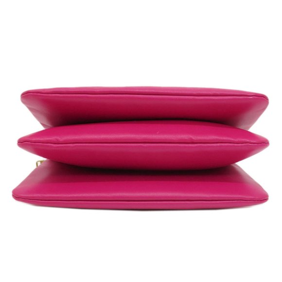 CELINE Trio Shoulder Bag Calf Leather Women's - Picture 4 of 11